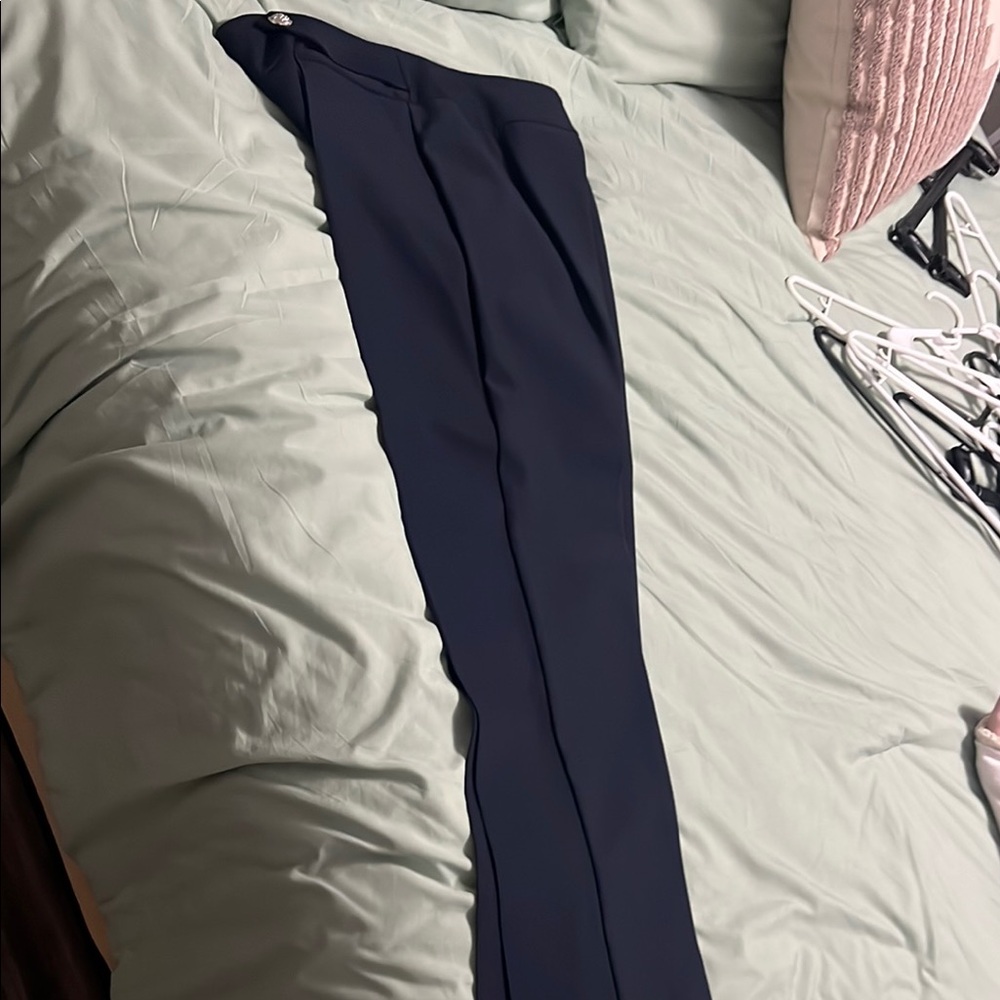 Rachel Zoe Blue Pantsuit Elegant Straight Fit